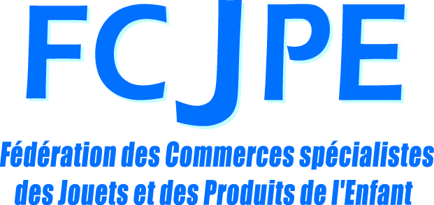 logo FCJPE Fédération des commerces spécialistes des jouets et des produits de l’Enfant